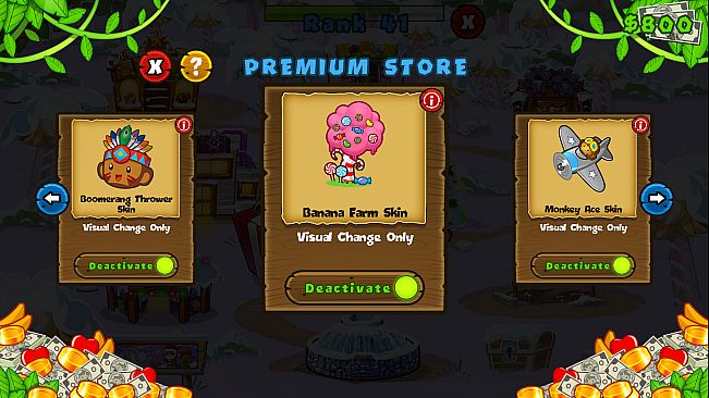 Bloons TD 5 - Candy Banana Farm Skin