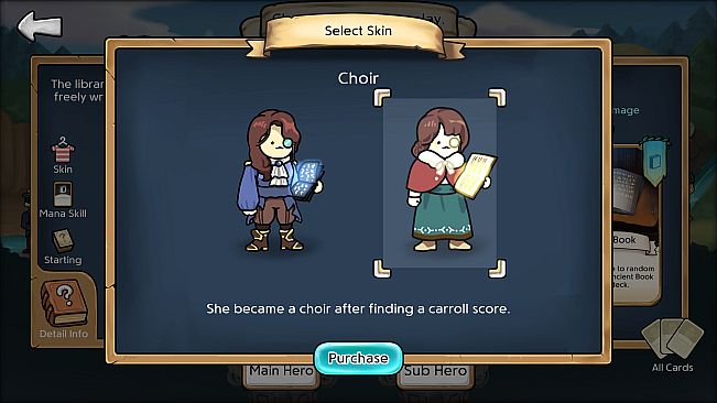 3 Minute Heroes - Librarian & Druid Heroes + Skins