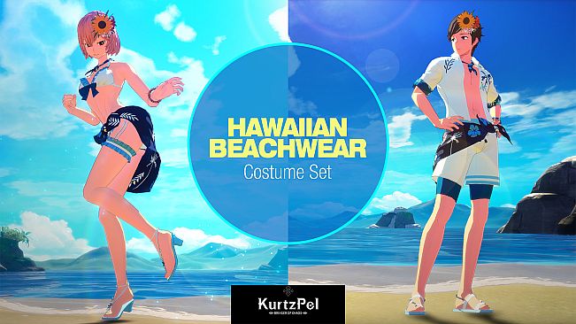 KurtzPel - Hawaiian Beachwear Costume Set