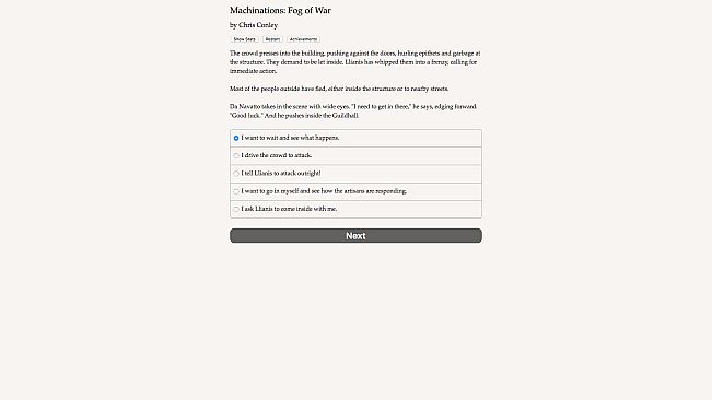 Machinations: Fog of War