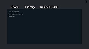 Video Game Library Simulator