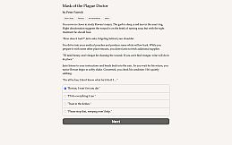 Mask of the Plague Doctor