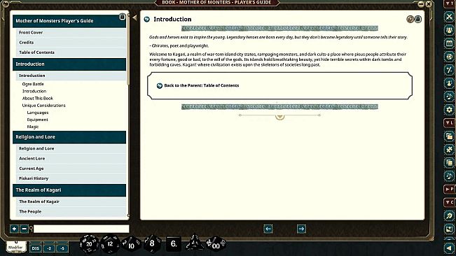 Fantasy Grounds - Mother of Monsters - Player's Guide