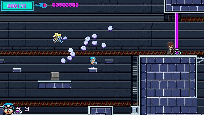 Pixel Waifu: Escape from the dark corporation. The telepathic power of a lovestruck otaku