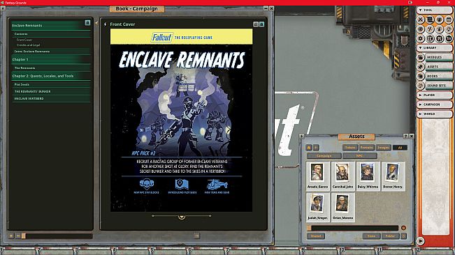 Fantasy Grounds - Fallout RPG - NPC Pack 2 - Enclave Remnants