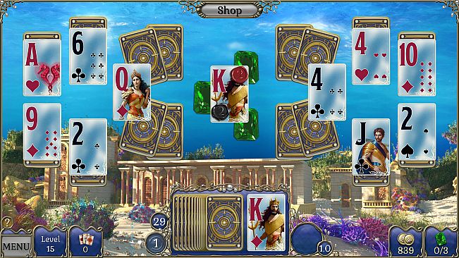 Jewel Match Atlantis Solitaire Collector's Edition
