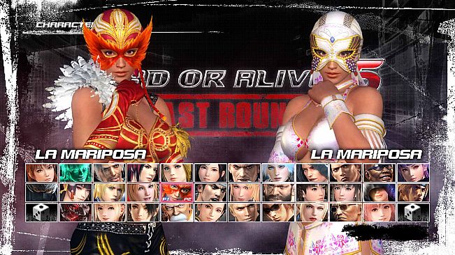 DEAD OR ALIVE 5 Last Round: Core Fighters Character: La Mariposa