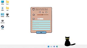 Cat On My Desktop