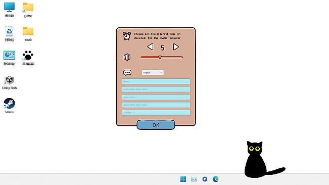 Cat On My Desktop