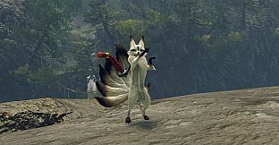 MONSTER HUNTER RISE - "Nine Tails" Palico layered armor set