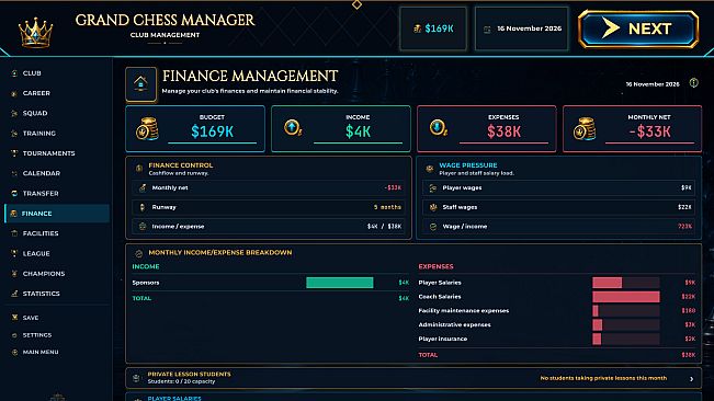 Grand Chess Manager: Road to Grandmaster