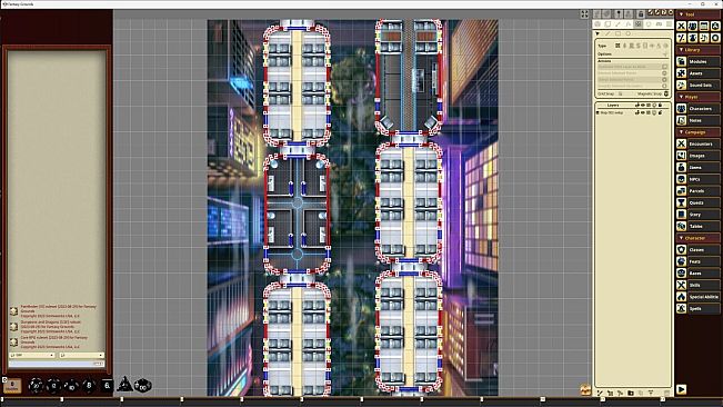 Fantasy Grounds - Starfinder RPG - Starfinder Flip-Mat - Grav Trains