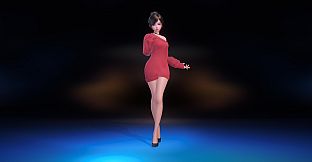 Angel Legion-DLC Off-Shoulder Sweater (Red)