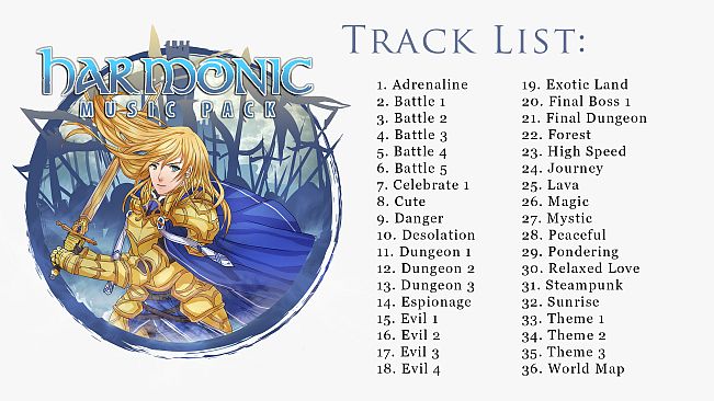 RPG Maker MV - Harmonic Fantasy Music Pack