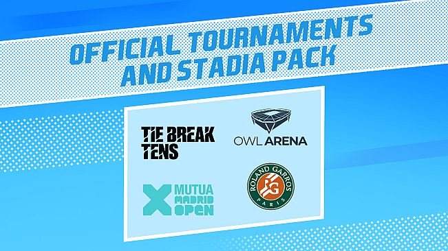 Tennis World Tour 2 Official Tournaments and Stadia Pack