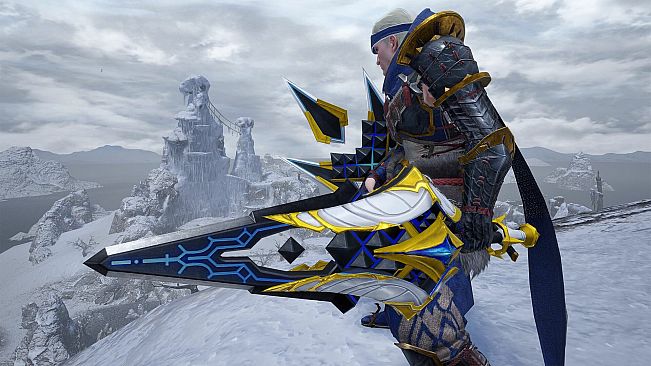 Monster Hunter Rise - "Lost Code: Carnhan" Hunter layered weapon (Sword & Shield)