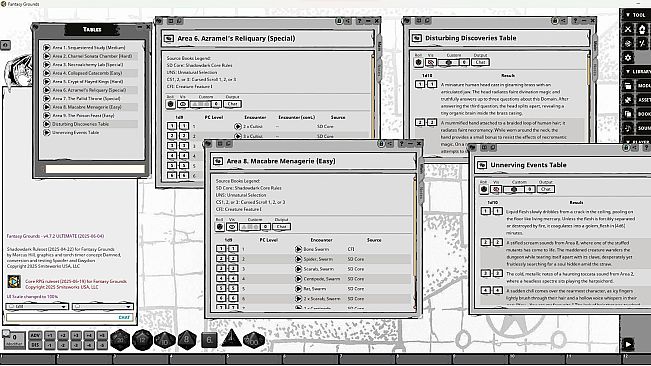 Fantasy Grounds - Mourngloom Keep for Shadowdark RPG