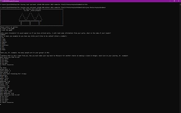 The Journey East and West