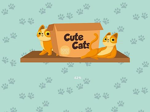 1001 Jigsaw. Cute Cats