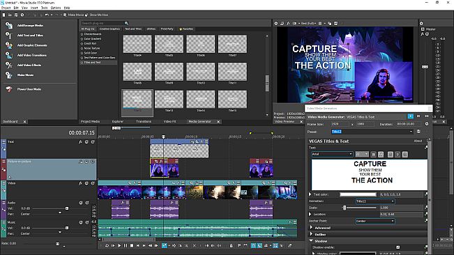 VEGAS Movie Studio 17 Platinum Steam Edition