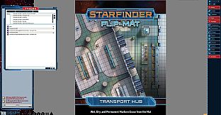 Fantasy Grounds - Starfinder RPG - FlipMat - Transport Hub