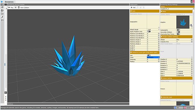 RPG Developer Bakin Glowing Crystal Pack
