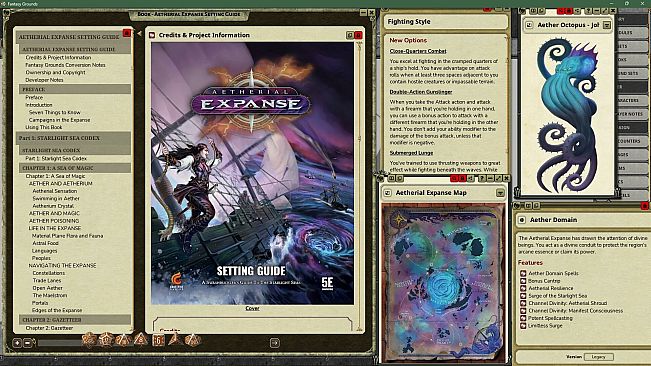 Fantasy Grounds - Aetherial Expanse: Setting Guide