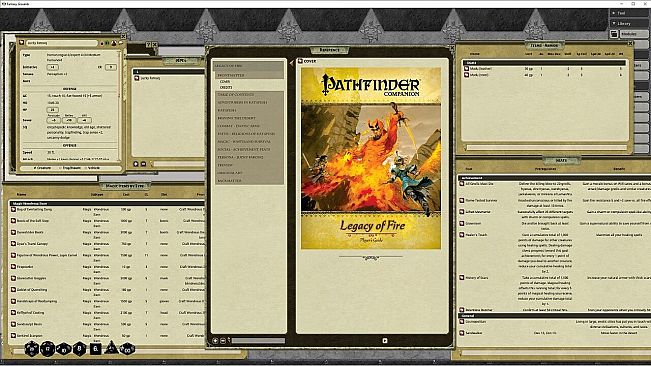 Fantasy Grounds - Pathfinder RPG - Pathfinder Companion Legacy of Fire Players Guide