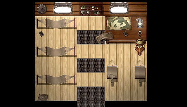 RPG Maker MZ - KR High Seas Ship Tileset Kit