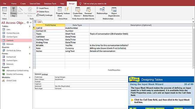 Professor Teaches Access 2019