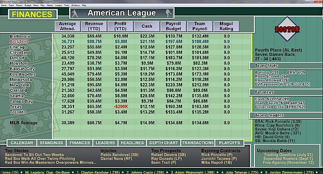 Baseball Mogul Diamond