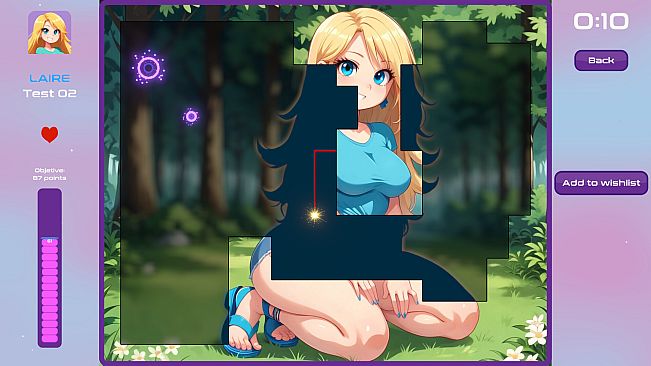 Sexy walk through the woods