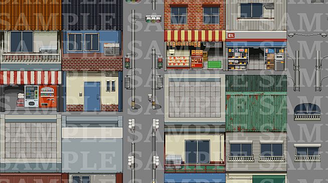 RPG Maker MV - DorapixelMapChips - Modern JP