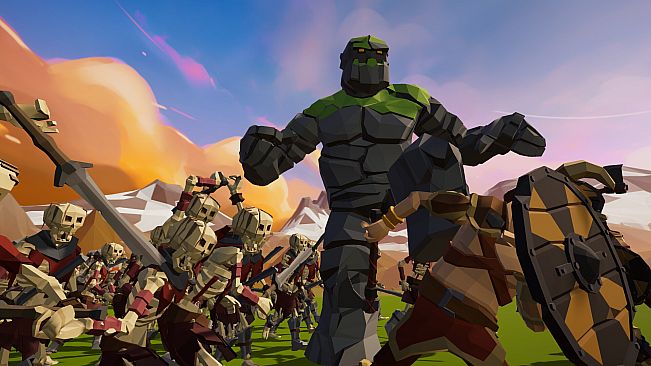 Polygon Fantasy Battle Simulator