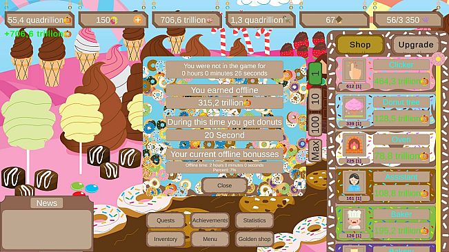 Donut Land Clicker