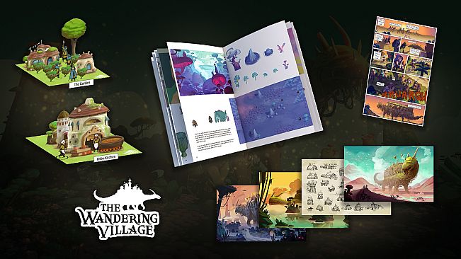 The Wandering Village: Artbook, Wallpapers and Goodies Pack