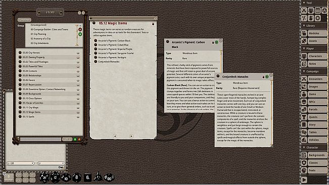 Fantasy Grounds - Campaign Builder: Cities & Towns