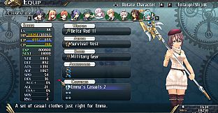 The Legend of Heroes: Trails of Cold Steel II - All Casual Clothes