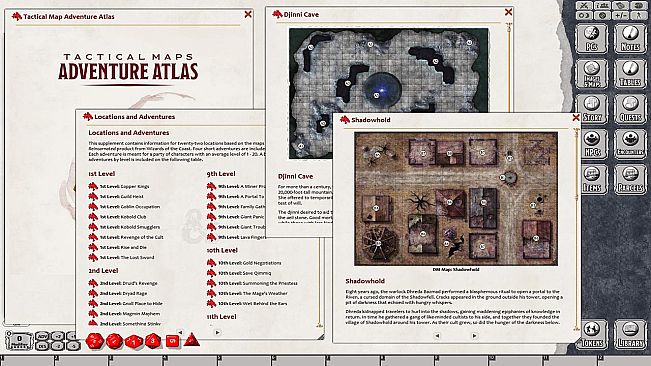 Fantasy Grounds - Dungeons & Dragons Tactical Maps: Adventure Atlas