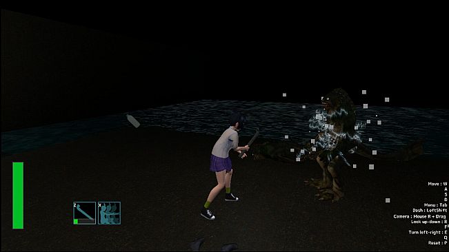 Schoolgirl vs Fishman