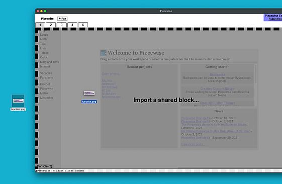 Piecewise: build chat bots with blocks