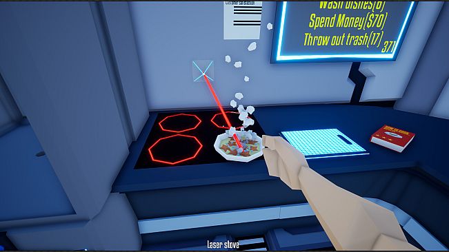 One-armed cook: Space and beyond