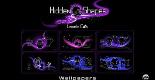 Hidden Shapes Lovely Cats - Wallpapers