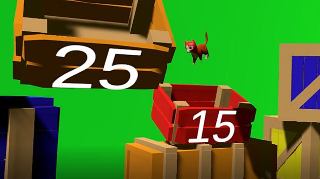 PURRfection!  The cat tossing game!!