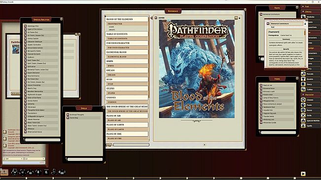 Fantasy Grounds - Pathfinder RPG - Pathfinder Companion: Blood of the Elements