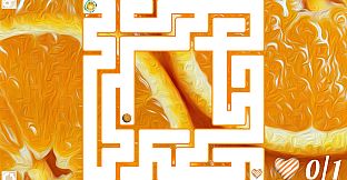 Maze Art: Orange