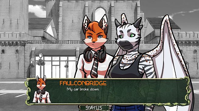 Furries & Scalies: Super Scary Halloween Spooky Times: Black & White