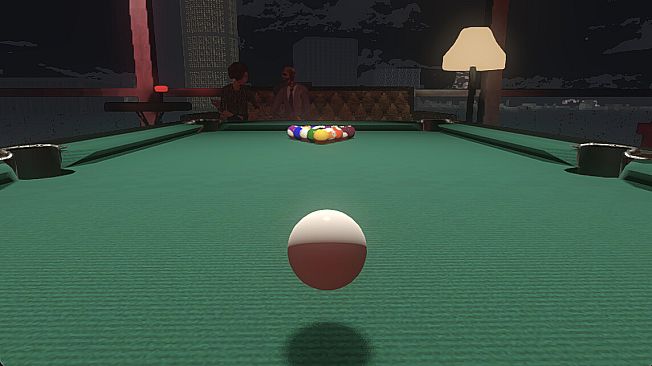 Friends Play Pool