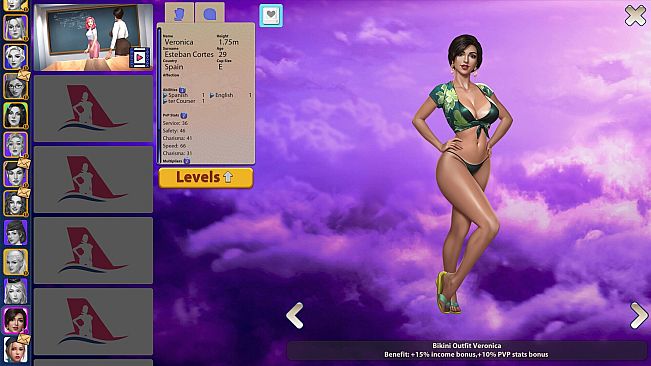 Sexy Airlines EVO - Verónica Character Pack