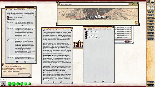 Fantasy Grounds - Pathfinder 2 RPG - Pathfinder Society Quest #13: Falcons' Descent